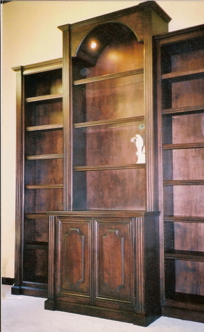 Bookcase Dark Walnut