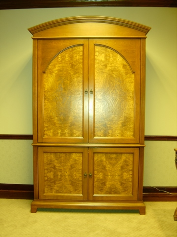 Desk Armiore Cherry And Elm Burl