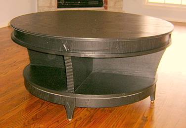 Black Oak Rotatable Coffee Table