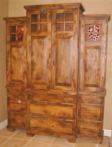 Pine Linen Cabinet