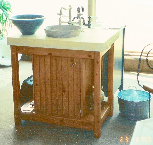 Rustic Pine Vanity