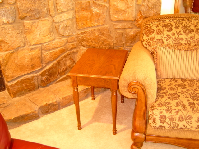 Small Oak End Table