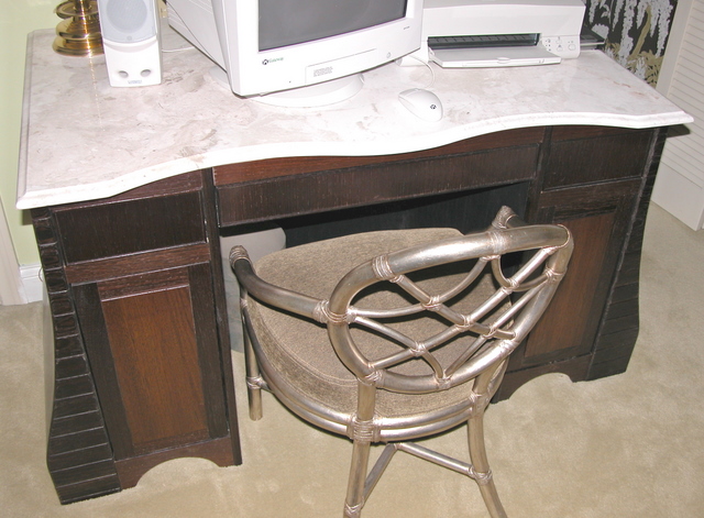 Wenge Art Deco Desk