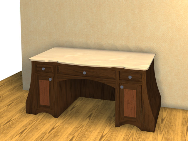 Desk with Granite Top