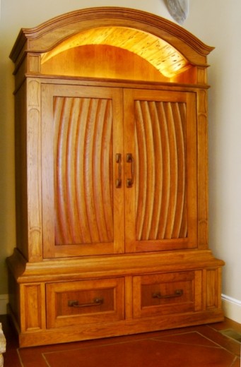 Automatic Pocket Door Cabinet