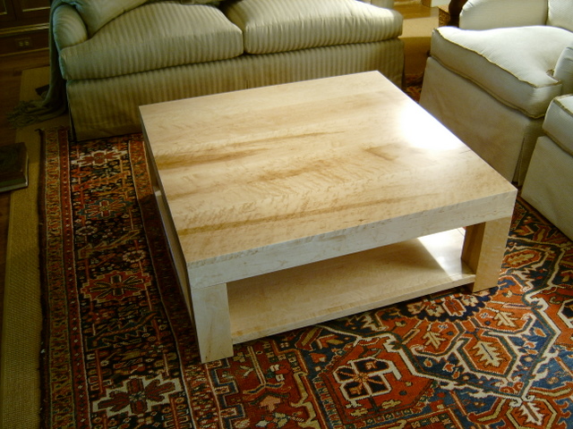 Birds Eye Maple Coffee Table