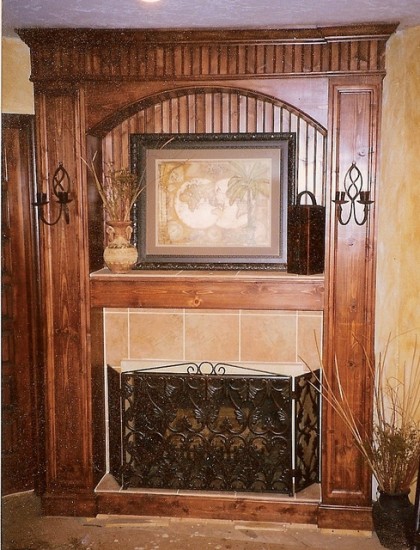 Pine Fire Place Mantel