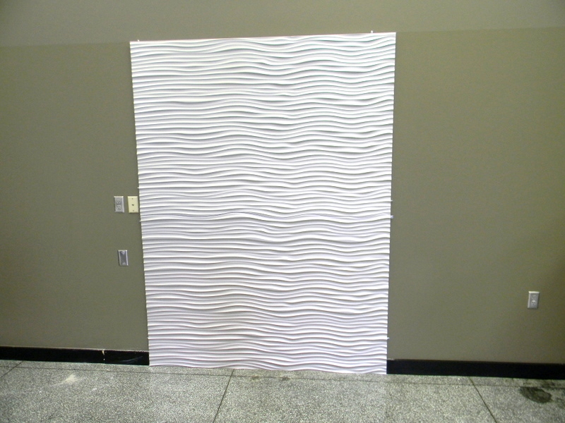 3-D Wave Wall Panel Modern