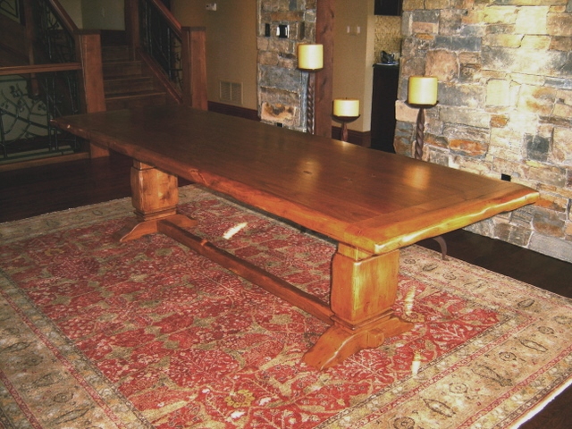 Conference Table Alder with Trestle