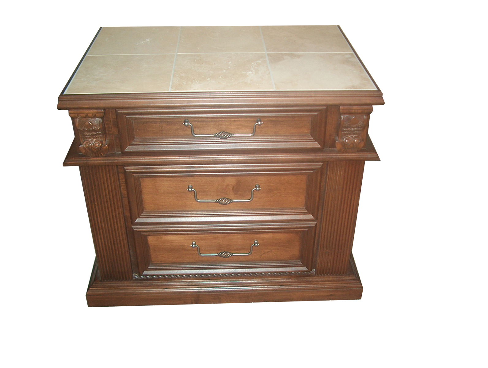 2 IN STOCK NORMANDY MAPLE NIGHTSTAND 1/4 SET